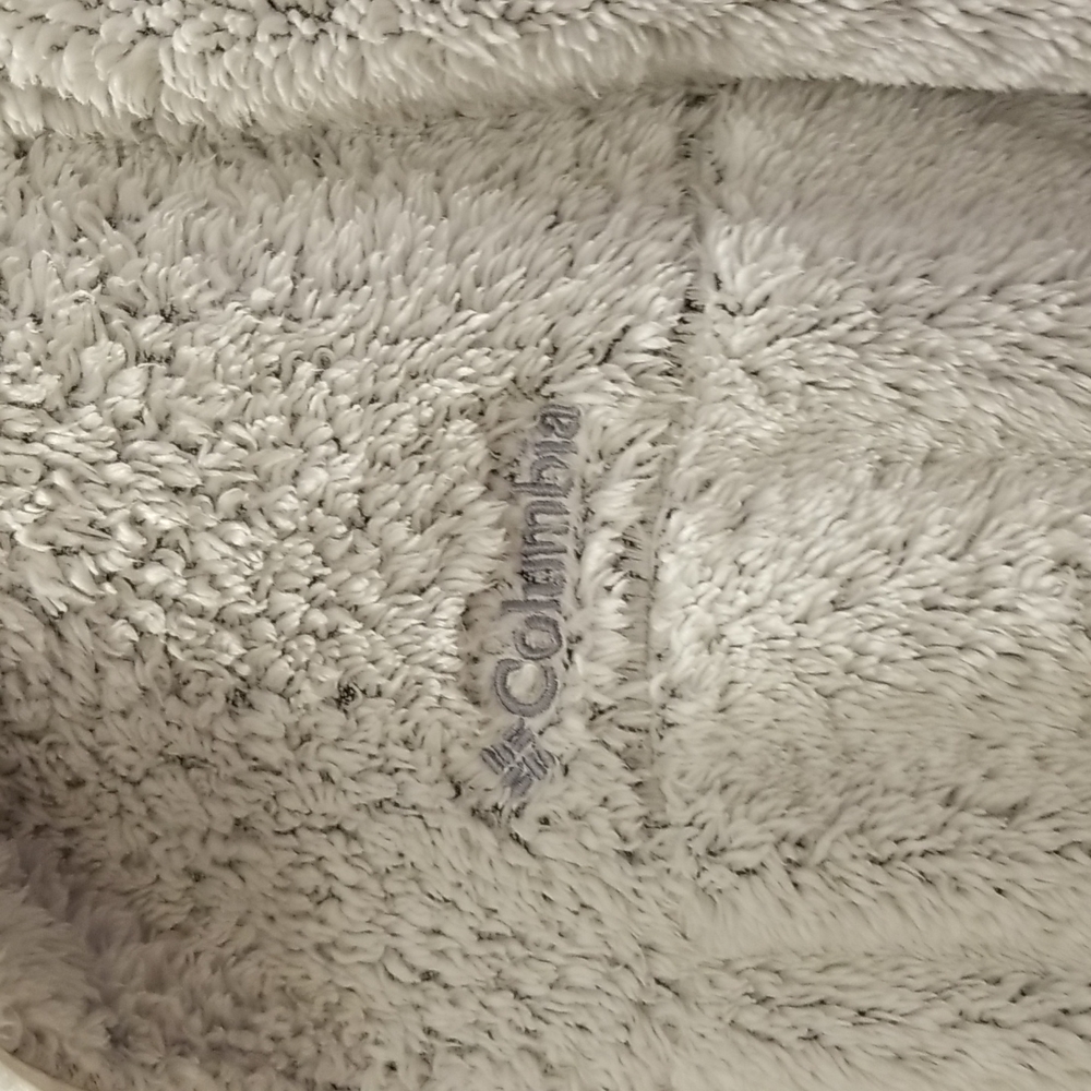 Columbia XL women's plush fleece jacket full zip 2 pockets polyester Like new - Picture 5 of 10